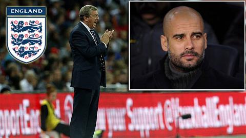Hodgson được bổ nhiệm thay vì Guardiola (ảnh nhỏ)