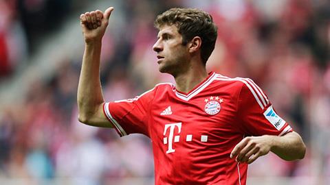 Thomas Mueller (Bayern) là một trong những ngôi sao hàng đầu tại Bundesliga hiện nay