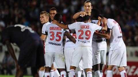 PSG lên ngôi đầu bảng Ligue 1