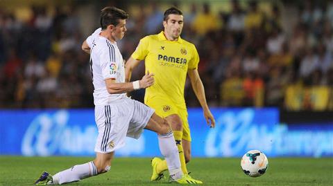 Real (trái) chỉ giành được 1 điểm trước Villarreal