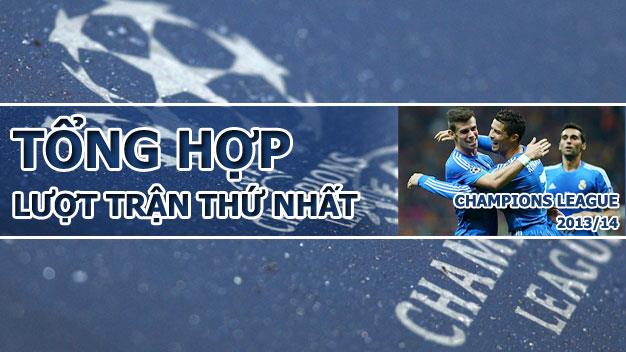 Tổng hợp lượt trận thứ nhất vòng bảng Champions League