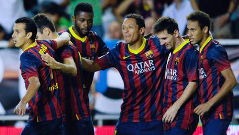 Barca để mất quyền kiểm soát bóng vào tay đối thủ