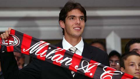 Kaka mới trở lại Milan sau 4 năm chơi bóng ở Tây Ban Nha