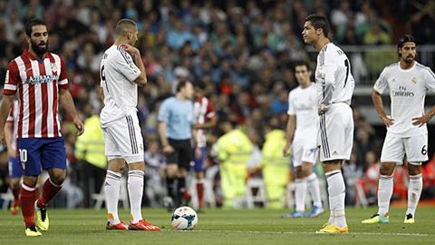Real đã bị Atletico Madrid đánh bại ngay tại sân nhà Bernabeu