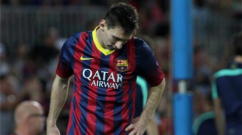 Messi sẽ vắng mặt ở Champions League giữa tuần tới