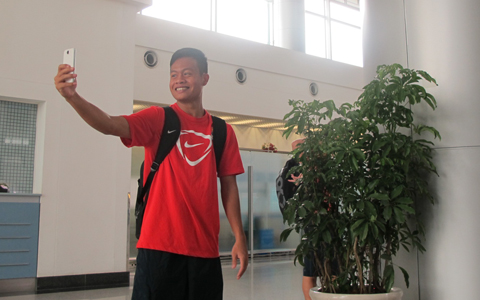 Những hình ảnh mới nhất về đội U19 Việt lên đường tham dự U19 châu Á