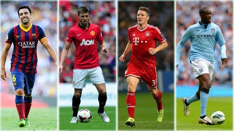 10 cầu thủ chuyền bóng tốt nhất châu Âu mùa này