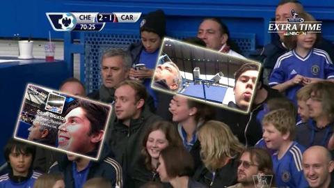 Sean Buxton sướng rơn khi chụp ảnh cùng Mourinho