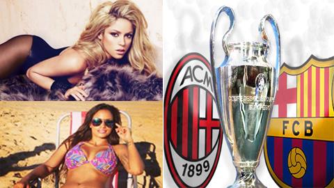 Đại chiến WAG Milan vs Barca: Fanny đọ sắc Shakira