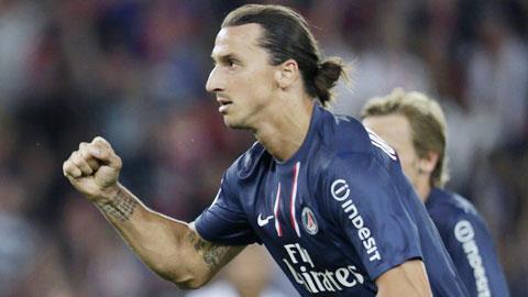 Ibra sẽ lại được ăn mừng bàn thắng vào lưới Lorient