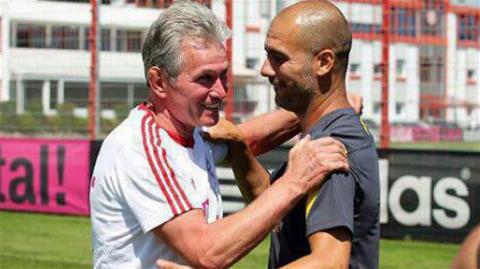 Guardiola đang làm tốt hơn người tiền nhiệm Heynckes