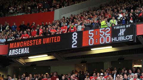 10 trận đấu lịch sử giữa M.U và Arsenal