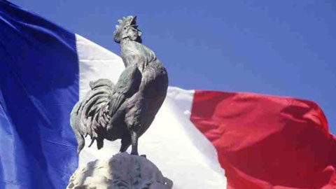 Ukraine và Pháp lôi... gà ra để chế giễu nhau