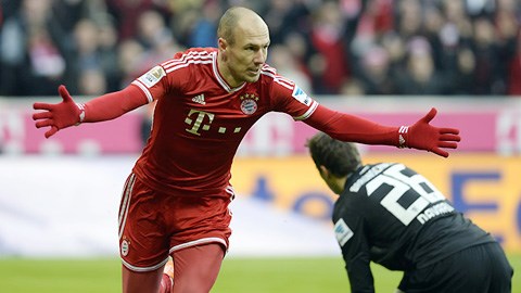 Guardiola hài lòng về phong độ của Robben
