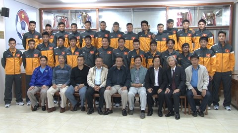 BongdaplusTV: Lãnh đạo LĐBĐVN gặp mặt ĐT U23 VN trước thềm SEA Games 27