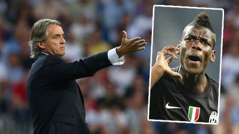 Mancini hé lộ từng "mê mệt" Pogba
