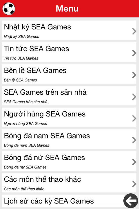 Ứng dụng Bongdaplus sôi động cùng SEA Games 27