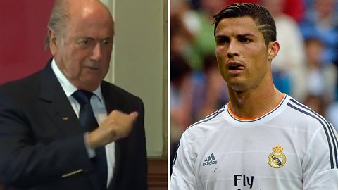 Blatter cho rằng Ronaldo xứng đáng giành QBV FIFA 2013