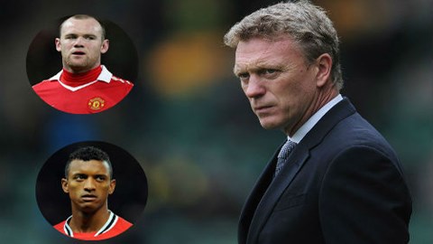 HLV Moyes đang đau đầu vì tình trạng chấn thương của Rooney và Nani