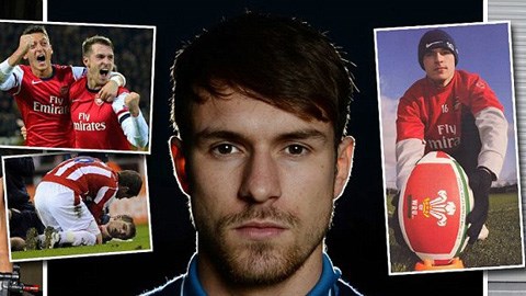 Ramsey từng mơ trở thành một cầu thủ rugby chuyên nghiệp