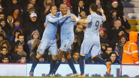 Man City đã vươn lên vị trí thứ 2 trên bảng xếp hạng