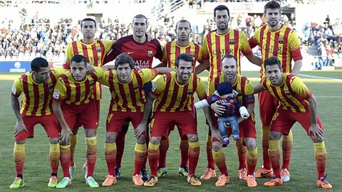 Barca có thành tích vượt trội tại La Liga trong năm 2013