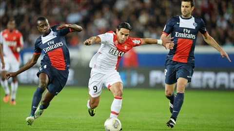 Monaco của Falcao vẫn lép vế so với PSG tại đấu trường quốc nội