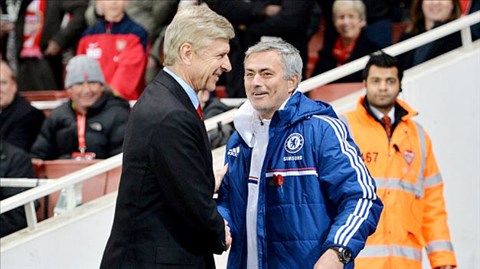 HLV Wenger chưa từng thắng được Mourinho