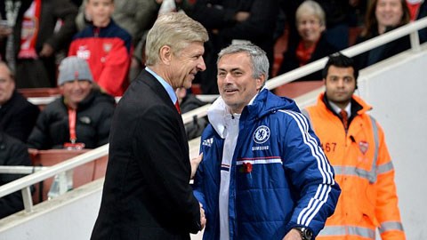 HLV Wenger chưa từng thắng được người đồng nghiệp Mourinho