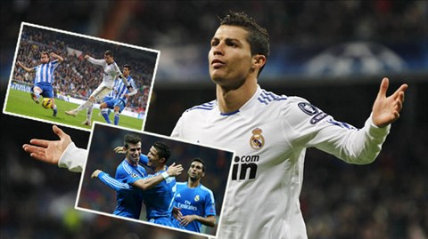 Ronaldo đã lập nên một kỉ lục mới của cá nhân trong màu áo Real