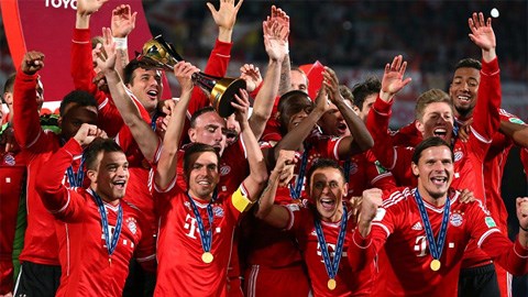 Bayern vừa giành danh hiệu thứ 5 là chức vô địch FIFA Club World Cup trong năm 2013