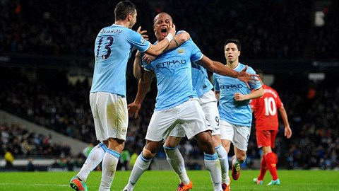 Man City leo lên vị trí thứ 2 sau khi đánh bại Liverpool