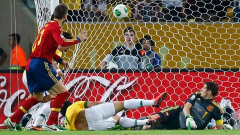 ĐT Tây Ban Nha thua đậm Brazil trong trận chung kết Confederations Cup