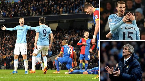 Man City thắng nhọc Crystal Palace