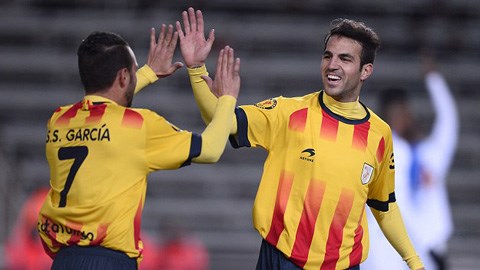 Fabregas và Garcia giúp ĐT Catalunya đánh bại Cape Verde