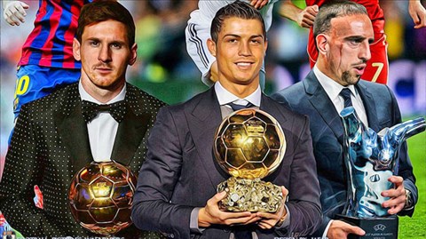 Messi, Ronaldo, Ribery đều có một năm 2013 thành công nhưng tỏa sáng rực rỡ nhất phải là CR7