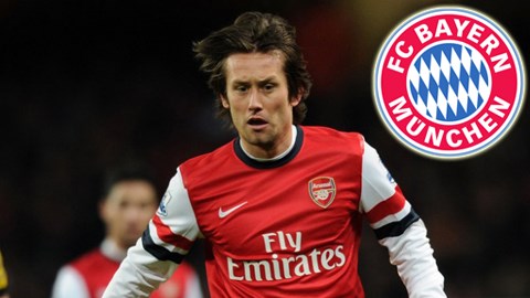 Rosicky sẽ rời Arsenal và khoác áo Bayern?