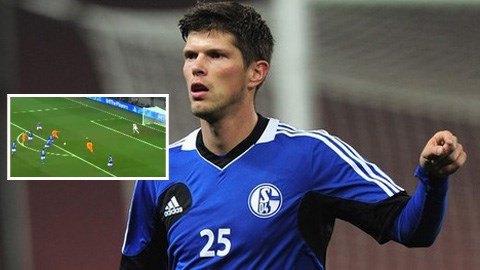 Huntelaar sút tung lưới đội bóng cũ Real bằng 1 cú vô-lê tuyệt đẹp