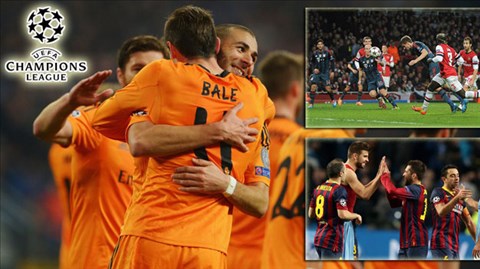 Lượt đi vòng 1/8 Champions League đã khép lại