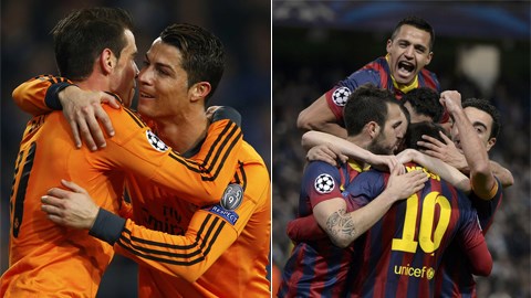 Real Madrid và Barca đều có được lợi thế lớn sau lượt đi