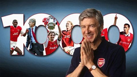 Wenger trải lòng trước cột mốc 1000 trận với Arsenal