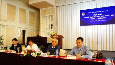 Hội nghị BCH VFF lần thứ nhất - khóa VII - Ảnh: Anh Tài.