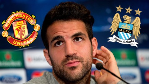 Fabregas đang được M.U và Man City chèo kéo