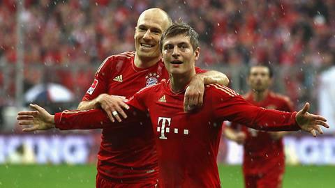 Kroos và Robben có thể sẽ gia nhập M.U vào hè này