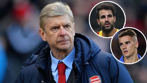 Wenger muốn sớm hoàn tất 2 vụ chuyển nhượng Fabregas và Griezmann 