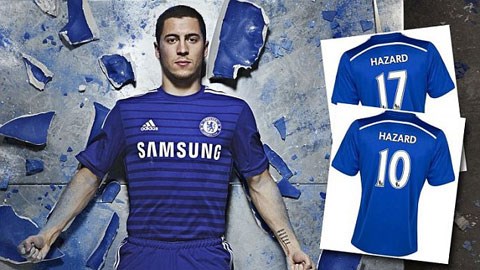 Hazard sẽ mặc áo số 10 tại Chelsea mùa tới