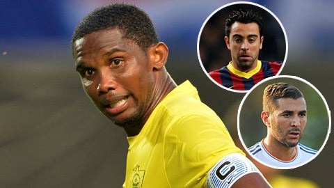 Eto'o - Xavi - Benzema