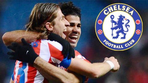 Chelsea sắp có Filipe Luis và Diego Costa