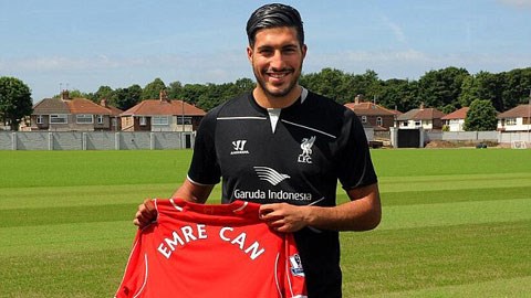 Emre Can là tân binh thứ 3 gia nhập Liverpool kể từ khi TTCN mùa Hè mở cửa