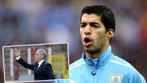 Stoichkov (ảnh nhỏ) tin rằng Suarez khó có cuộc sống yên ổn khi đã để lại ấn tượng xấu